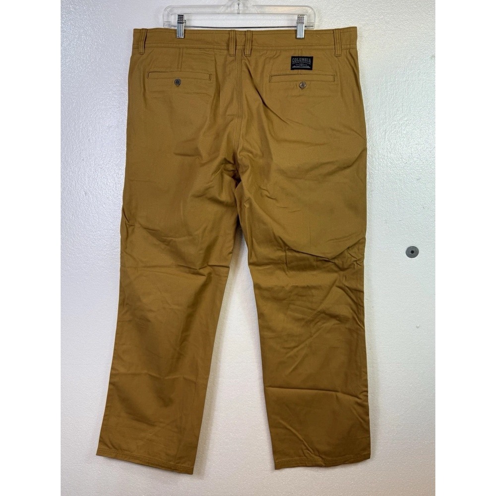 Columbia Sportswear Chino Pants Mens 40x32 Tan Khakis Utility Casual Hiking‎ New